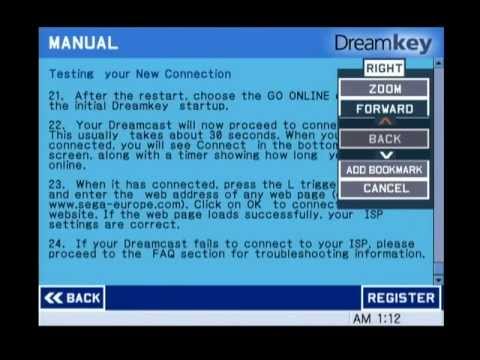 how to hook up dreamcast to internet