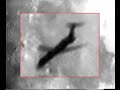 Plane Fly-by the Moon (telescopic view)