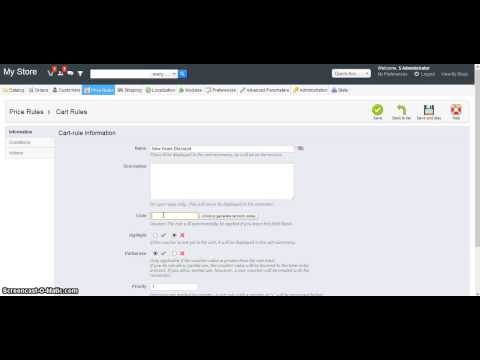 how to enable voucher prestashop