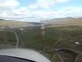 Diamond DA42 Twinstar approach and landing in Vagar