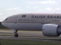 Boeing 777 Saudi Arabian Airlines Manchester airport