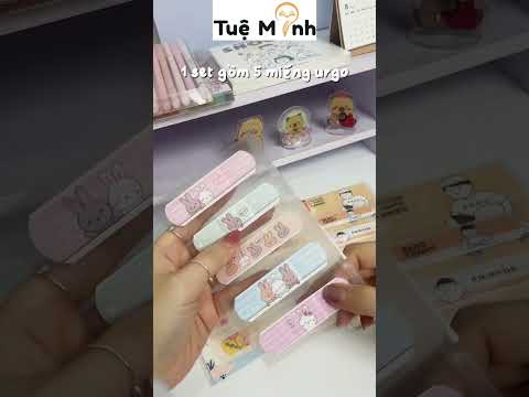 Set 5 miếng urgo K154 Urgo băng dán cá nhân hoạt hình tiện lợi bảo vệ vết thương