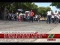 En medio de marchas y protestas se celebró en Valledupar el Día del Maestro