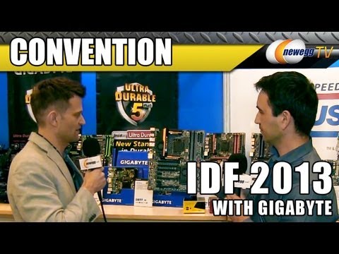 IDF 2013 - Gigabyte, Brix, DLP Projector, Thunderbolt Motherboards