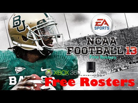 NCAA 13 | Free Full Real Name Rosters | (XBOX 360 & PS3)