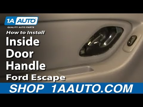 How To Install Replace Rear Inside Door Handle Ford Escape Mercury Mariner 01-07 1AAuto.com