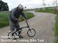 born2ride cheap folding bike bicycle test