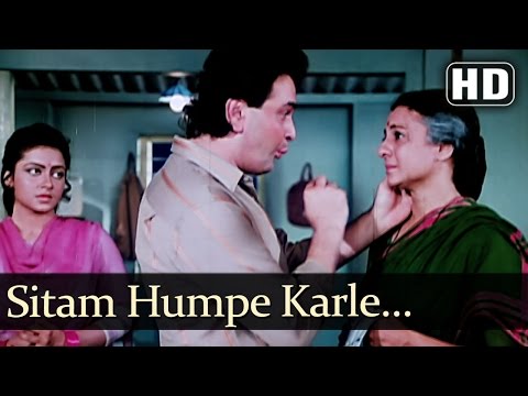 Sitam Humpe Karle Sitamgar Zamanaa - Rishi Kapoor - Govinda - Gharana - Bollywood Family Song