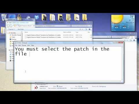how to english patch pokemon black 2