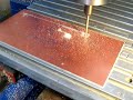 PCB on CNC 1 PCB on CNC 1