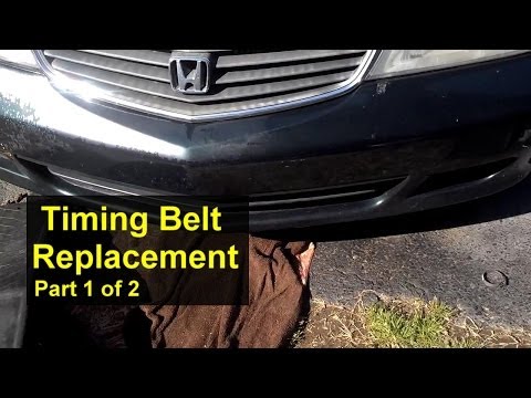 1999 Honda Odyssey Timing Belt Replacement Part 1 of 2 – Auto Repair Series