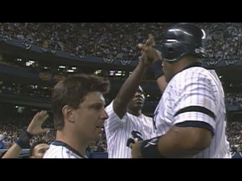 Video: 1996 ALDS Gm2: Fielder's single ties game in 8th