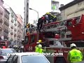 RESCATE DE PERSONAS EN INCENDIO PISO EN BILBAO.