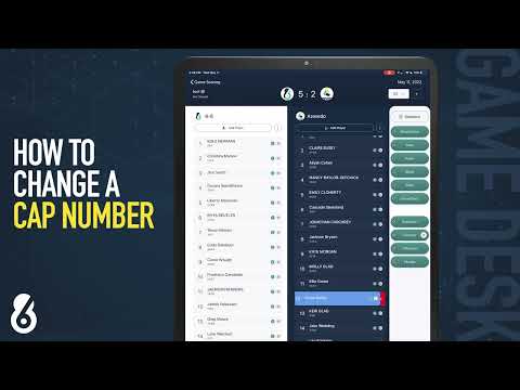 Change a Cap Number