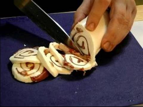 Portobello Mushroom Pizza Recipe : Chopping Cheese for Portobello Pizza