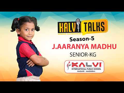 J Aaranya Madhu | Senior KG