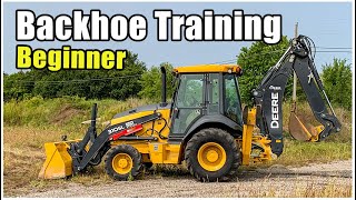How to Operate a Backhoe  Tractor Loader Backhoe T