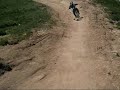 Danny Kicking up Dust in Les Duex Alps