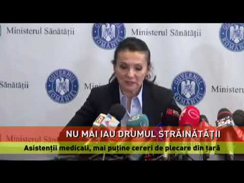 Asistenţii medicali, mai puţine cereri de plecare din ţară