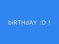 biRTHdAY