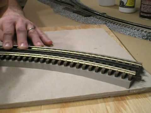 how to ballast o gauge track