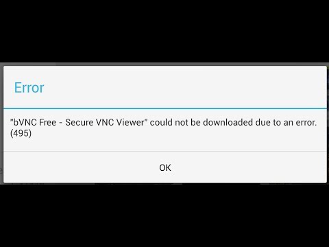 how to remove error 495