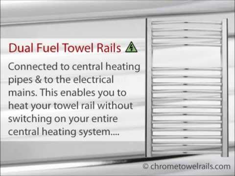 how to fit dual fuel towel rail