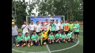 Đội bóng khu Tre Mai vô địch Giải bóng đá cúp thanh thiếu niên phường Nam Khê năm 2019