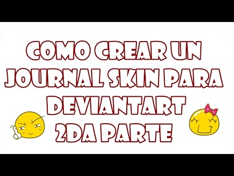 how to make a journal skin on deviantart