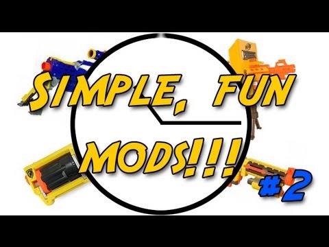 nerf mods - A maverick is the standard, popular choice for first timers and the mods to get decent performance are really easy. So grab some tools and pennies and get to...