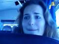 Elisa qui chante dans le bus avant un match de volleyball