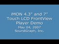 iMON Demo - 4.3" and 7" Touch LCD