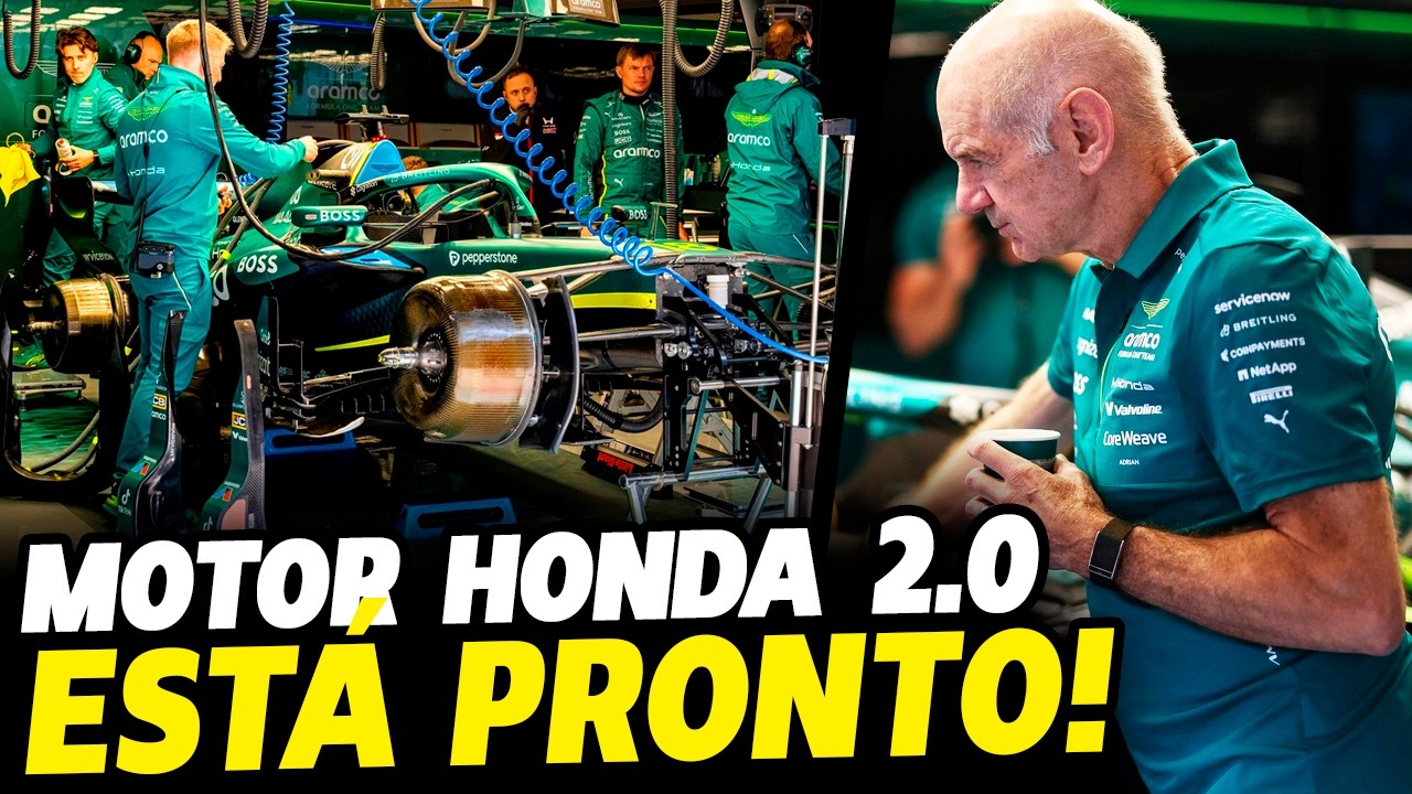 🚨ASTON MARTIN RECEBE NOVO MOTOR HONDA CORRIGIDO E COM MAIS DESEMPENHO | FÓRMULA 1