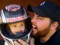 Helmet saves child from abusive dad! (5/27/09-84)