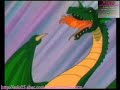Small lizard transforms into huge green dragon