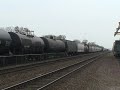 BNSF #5109 and BNSF #4988 Meet, Downers Grove, IL.