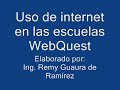 Video educativo:elementos de una Webquest