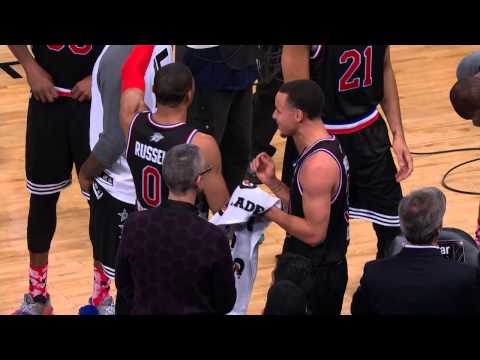 Video: All-Star All-Access: Curry, Wall, Anthony, and Kerr Enjoy the Moment