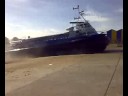 Hovercraft arriving at South Sea Hovercraft arriving at South Sea