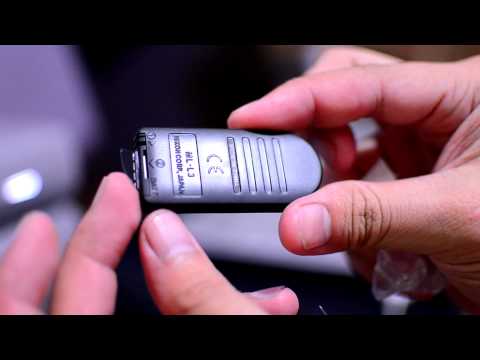 how to change battery nikon ml-l3
