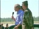 U.S.Military will\"renew\" the world ,says President Bush