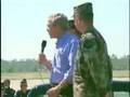 U.S.Military willrenew the world ,says President Bush