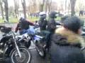 Bikers protest in Riga, 30/11/2009