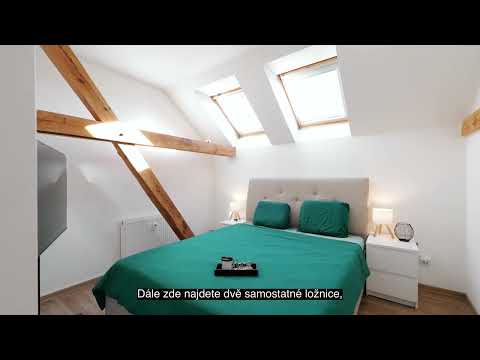 Video Prodej 3+kk v centru města s klidem vnitrobloku