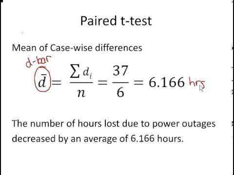 how to manually calculate t test