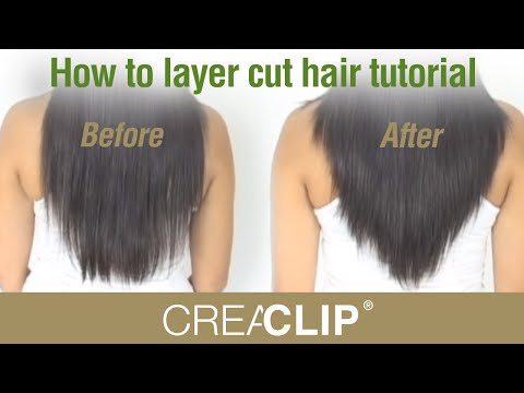 Step by step tutorial for layered hairstyles. Quick and easy haircuts from