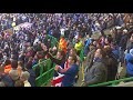 Celtic v Rangers 03/01/10 Pre match atmosphere and teams running out