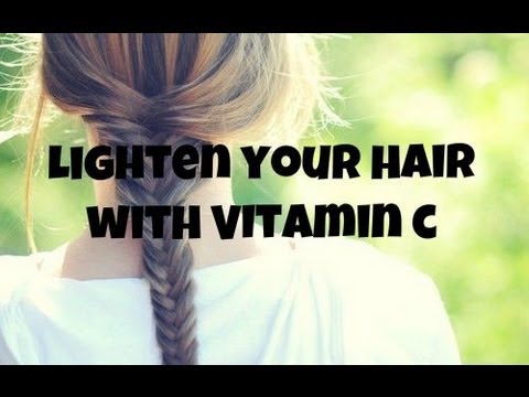 how to dye hair with vitamin c