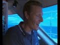 Main sail filming sailing Boat