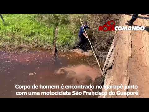 Corpo de homem é encontrado boiando no igarapé em São Francisco do Guaporé